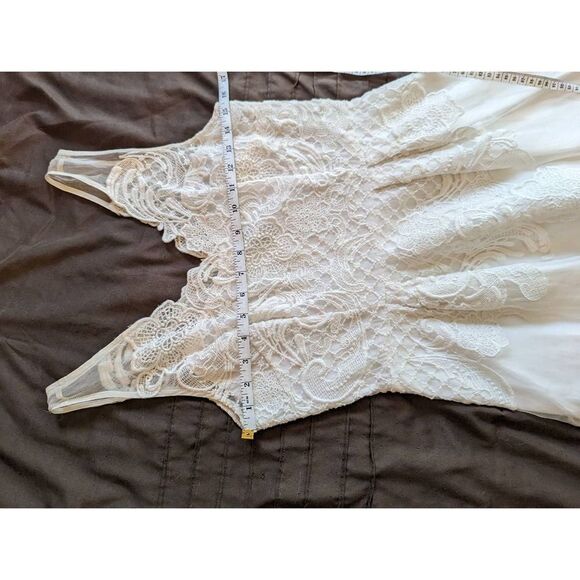 YOANA baraschi clestina dress white tulle dress with white embroidered overlay - Picture 6 of 6